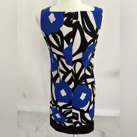 AB Studio Blue and Black Patterned Fabric - Picture 5 of 5